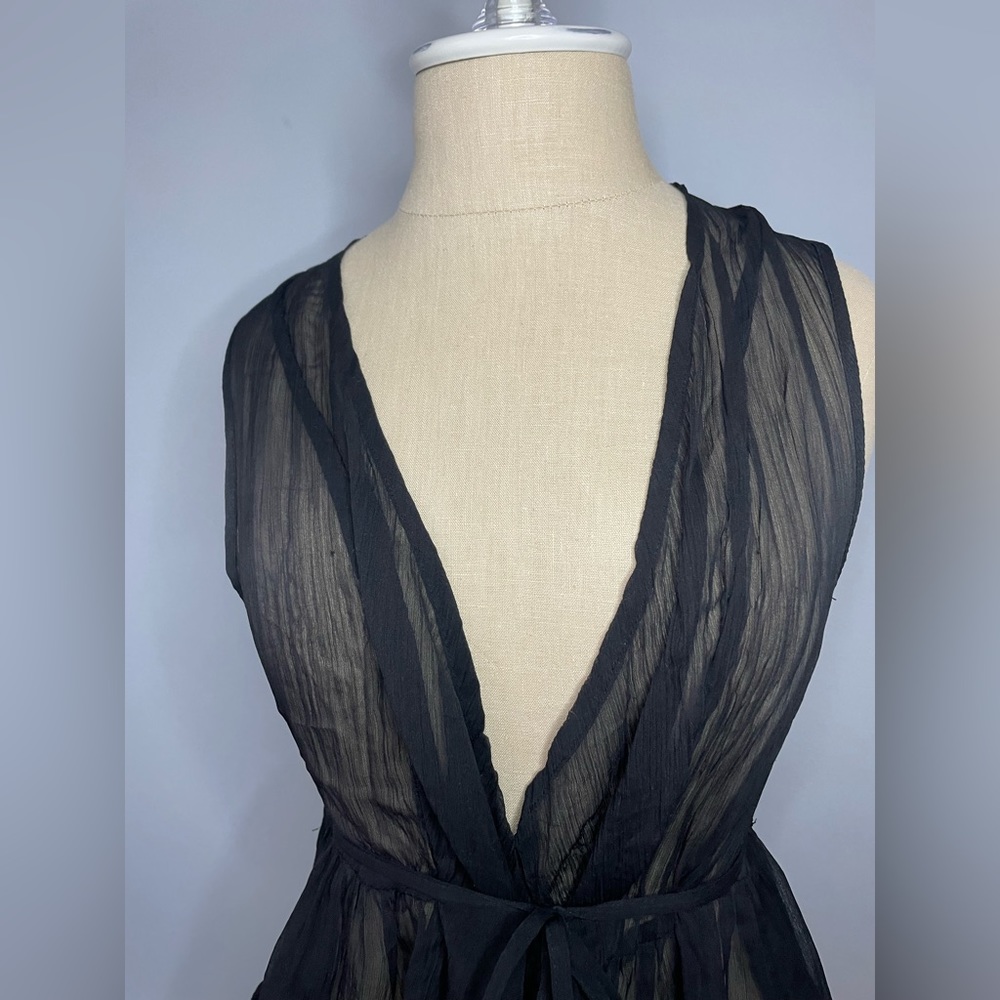 Women’s Band of Gypsies Black Lace Vest - Picture 6 of 8